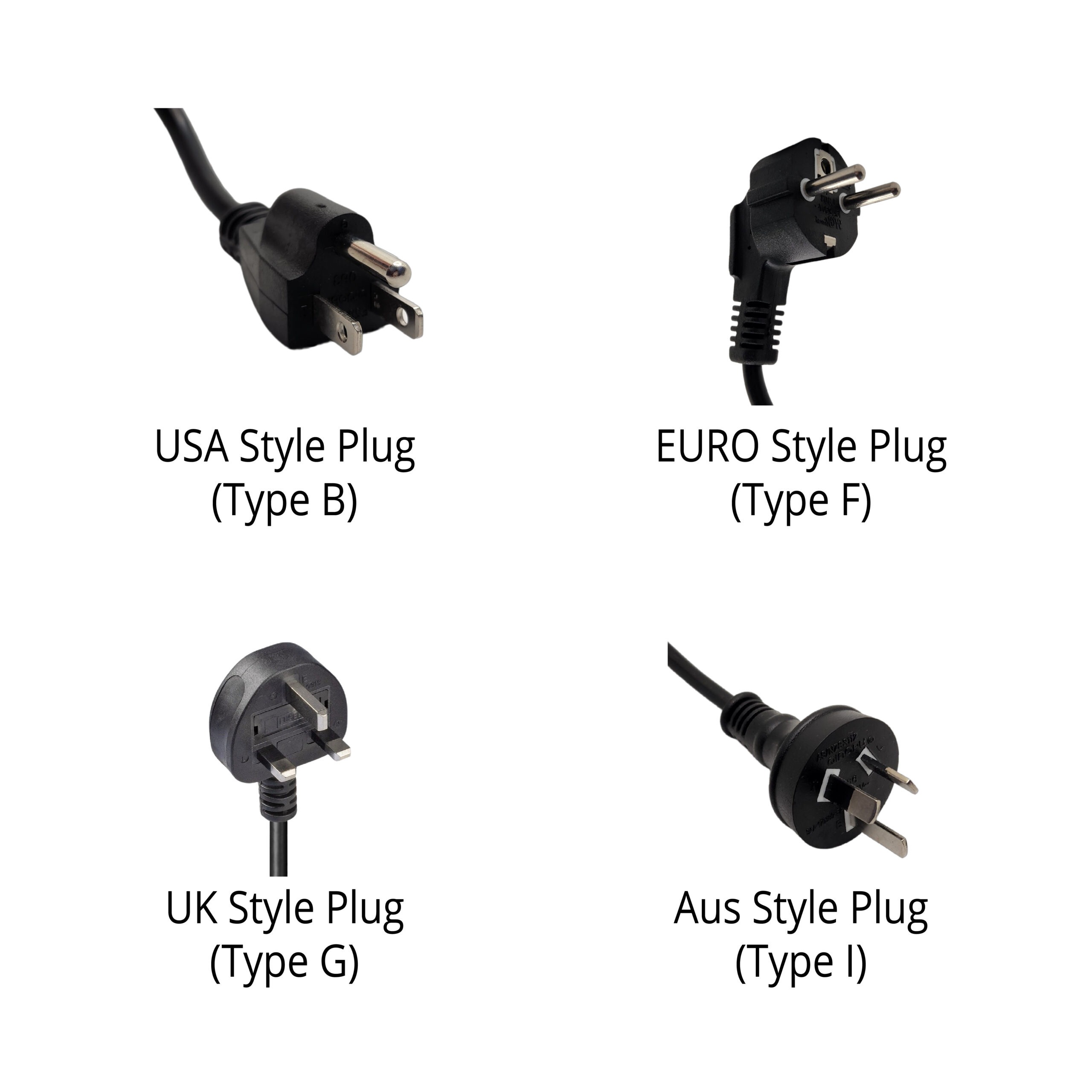Power plug options