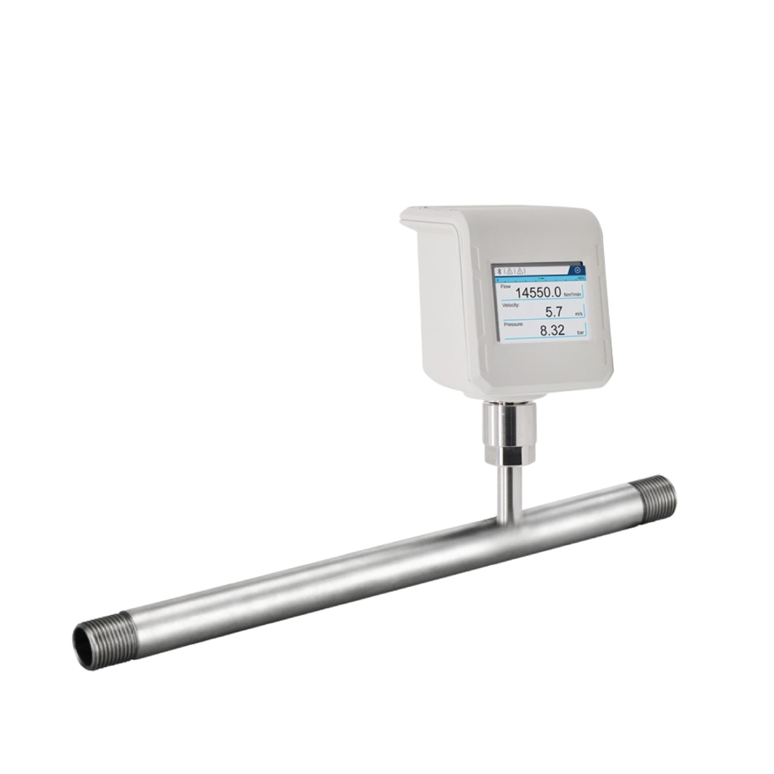 Inline Thermal Mass Flow Meter with R Thread connection