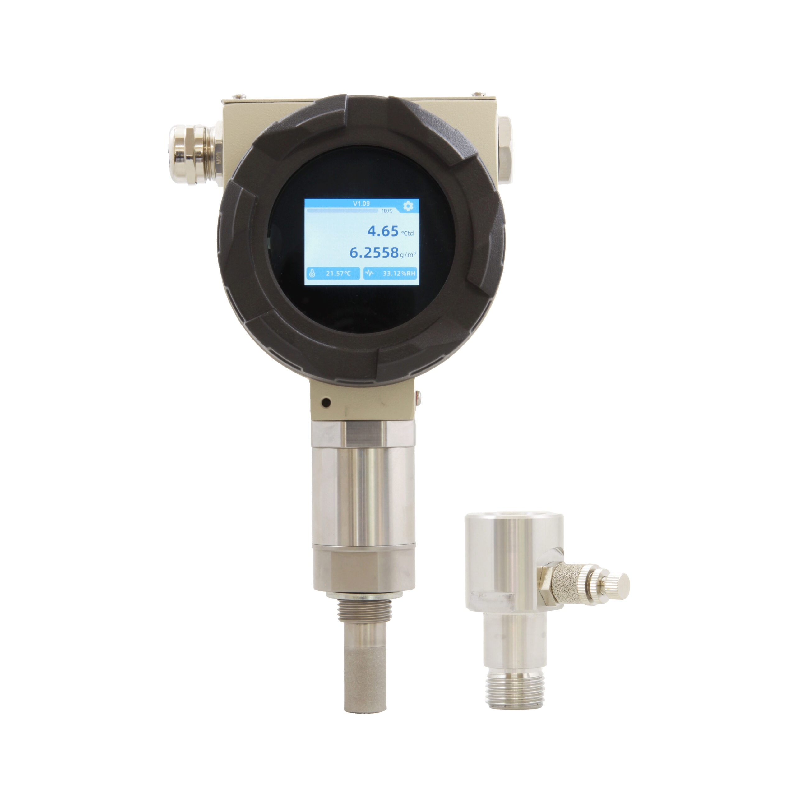 Outdoor Dew Point Sensor with measurement chamber
