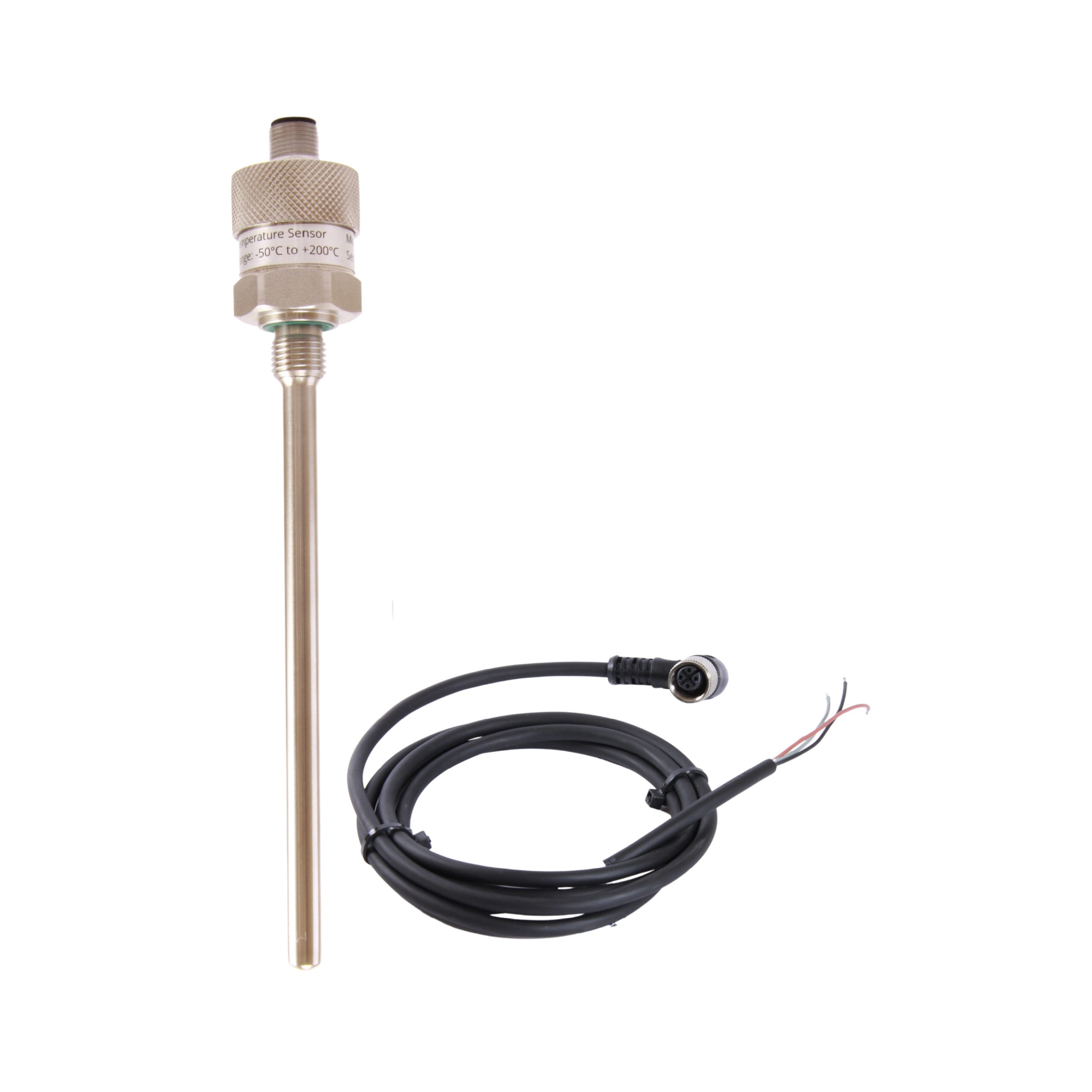Temperature probe with 4-20mA output and cable